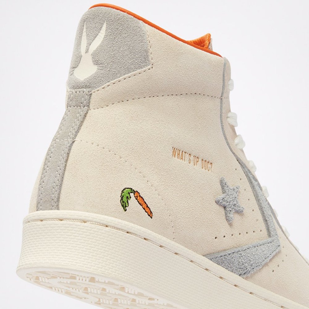 Converse x Bugs Bunny Pro Leather Hi 169223C Size 6.5 Women's NWB - Picture 9 of 9